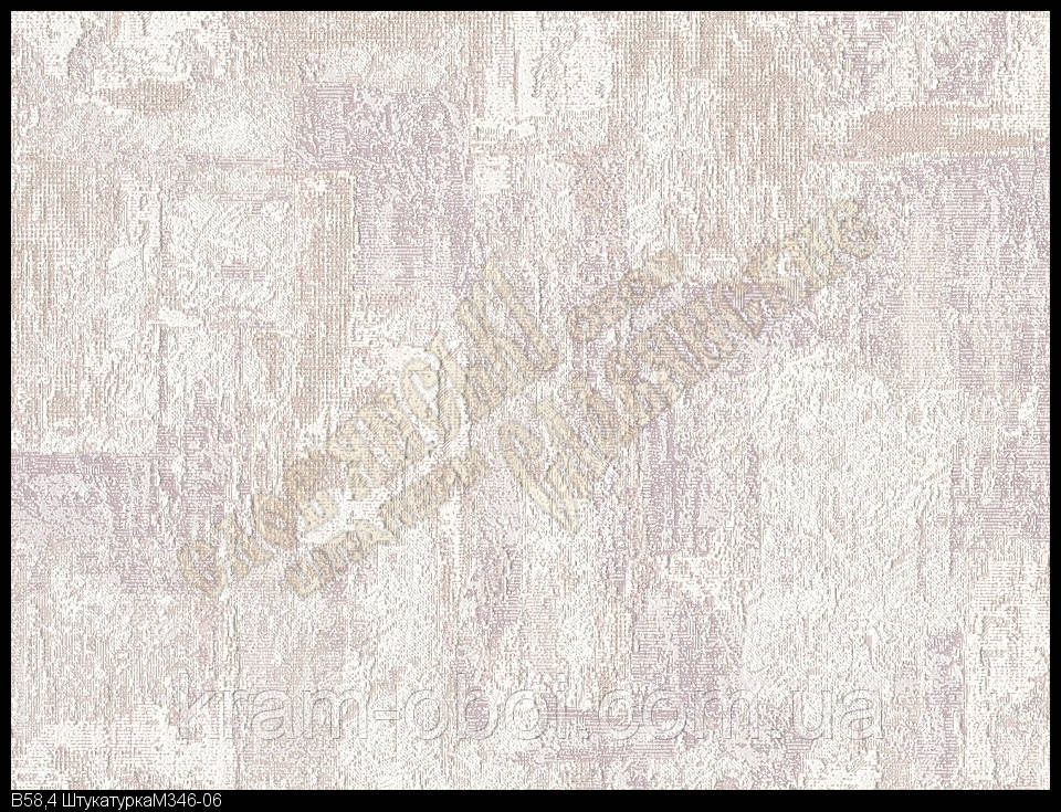Шпалери Слов'янські Шпалери КФТБ вінілові на паперовій основі 10 м*0,53 9В58 Штукатурка 346-06, фото 1