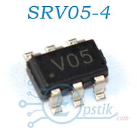 SRV05-4 (V05) супресорна збірка SOT23-6