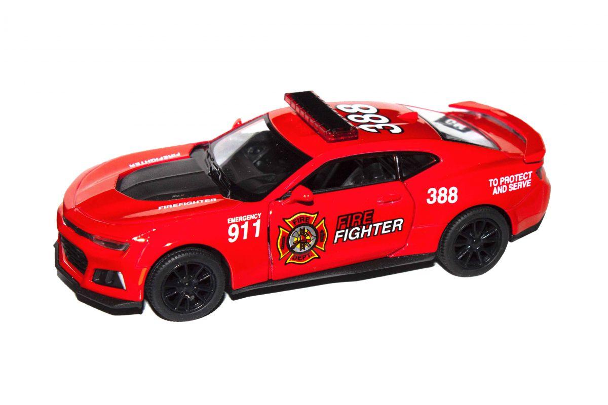 Машинка Kinsmart KT5399PRF Chevrolet Camaro ZL1 Пожежна