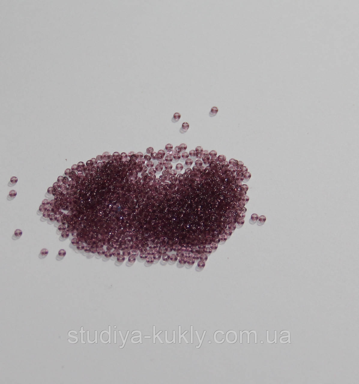 Бісер чеський, мікро. Пресциоза. №13. Колір блакитний прозорий. Шарлотта. арт 38228. Упаковка 10 грам., фото 1