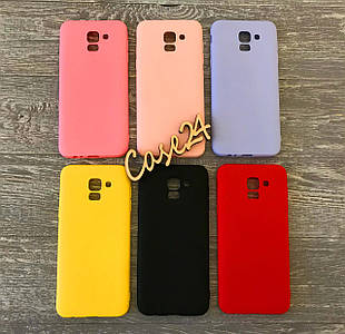 TPU чохол накладка Candy для Samsung Galaxy J6 J600 2018 (6 кольорів)