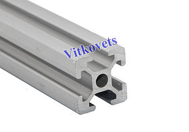 Верстатний алюмінієвий профіль 20х20 3000мм