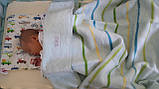 Ковдра дитяча двостороння в смужку ТМ Womar (Zaffiro) 75 x 100 см 100%, фото 8