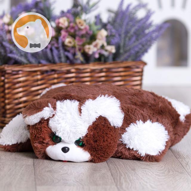 Подушка-игрушка Кошка, коричневая