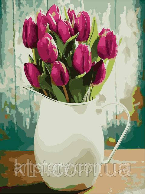 Картина за номерами ArtStory Букет тюльпанів 40 х 50 см (арт. AS0240)
