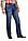 Джинси чоловічі Crown Jeans модель EJ-702 1021 424 A-1, фото 4