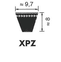 Ремінь клиновий Optibelt Super X-POWER XPZ 1250