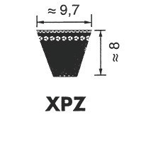 Ремінь клиновий Optibelt Super X-POWER XPZ 1312