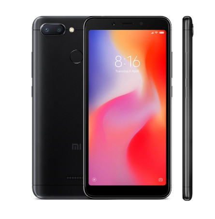 Смартфон Xiaomi Redmi 6 Black Global (3/32GB) Міжнародна версія