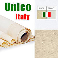 Купить холст "Unico" Италия, среднее зерно, 335 г/м², ширина 2,1 м., в рулоне 10 п.м.
