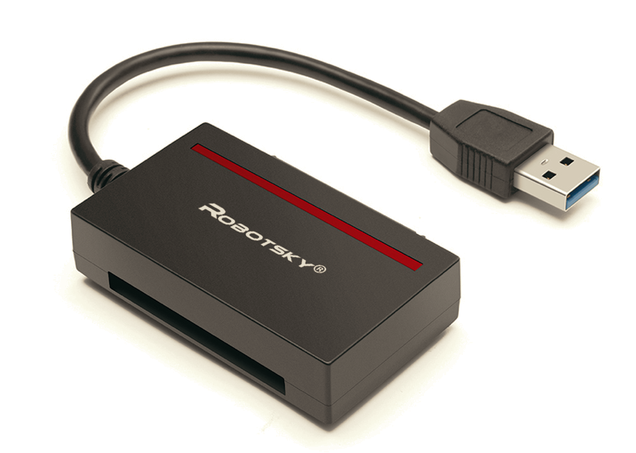 Кардридер USB 3.0 Robotsky для карт формату cFast 2.0, запису та читання SSD, 2,5 "HDD