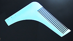 Гребінець шаблон для бороди