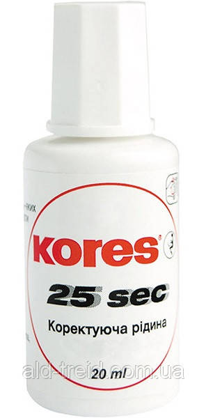 Коректор з пензликом 20 мл Kores K66817