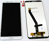 Дисплей (модуль) + тачскрин (сенсор) для Huawei Honor 7A Pro | AUM-L29 (белый цвет)
