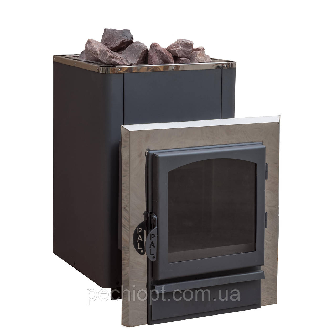 Дровяна піч PK 20 KSIL панорамне скло