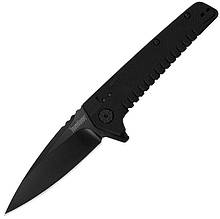 Ніж складний Kershaw Fatback (довжина: 197 мм, лезо: 87 мм, чорне), чорний