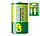 Батарейка сольова GP 13G-U2 Greencell R20 D (блістер), фото 2