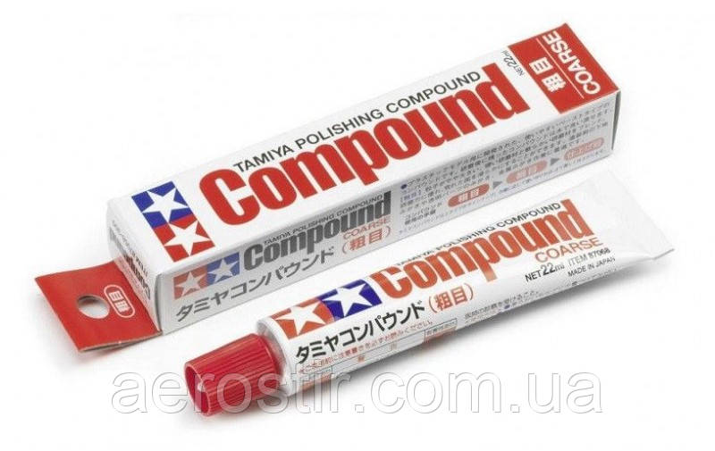 Полірувальна паста Tamiya 87068 Coarse початкова