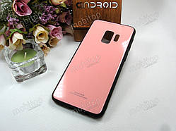 Чохол Glass Case Samsung Galaxy S9 G960 (рожевий)