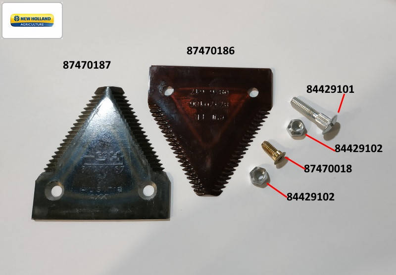 N出品 Сегмент 87470186 (потаєм унизу) на зернову жатку new holland 740CF