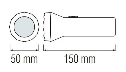 Ручний світлодіодний ліхтар Horoz Electric PELE-1 0,5Вт 30Лм 7000-9000К (084-006-0001-010), фото 2