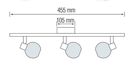 Стельовий світильник BODRUM-3, фото 2
