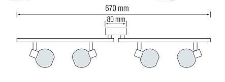 Стельовий світильник BODRUM-4, фото 2