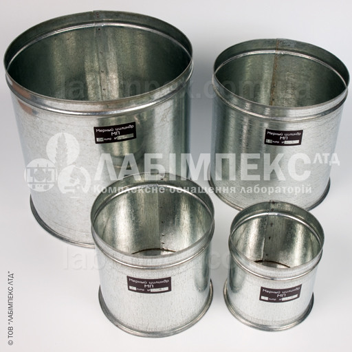 Мірний циліндр МП для піску, щебеню, комплект 1-2-5-10 л, фото 1