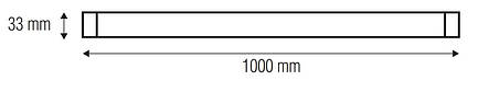 Рейка для трекового світильника Horoz Electric 1м біла (097-001-0001-011), фото 2