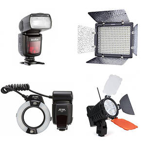 Спалахи і постійне відеосвітло. (студійне і накамерне)