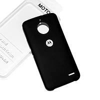 Силіконовий чохол на Moto E4 Soft-touch Black