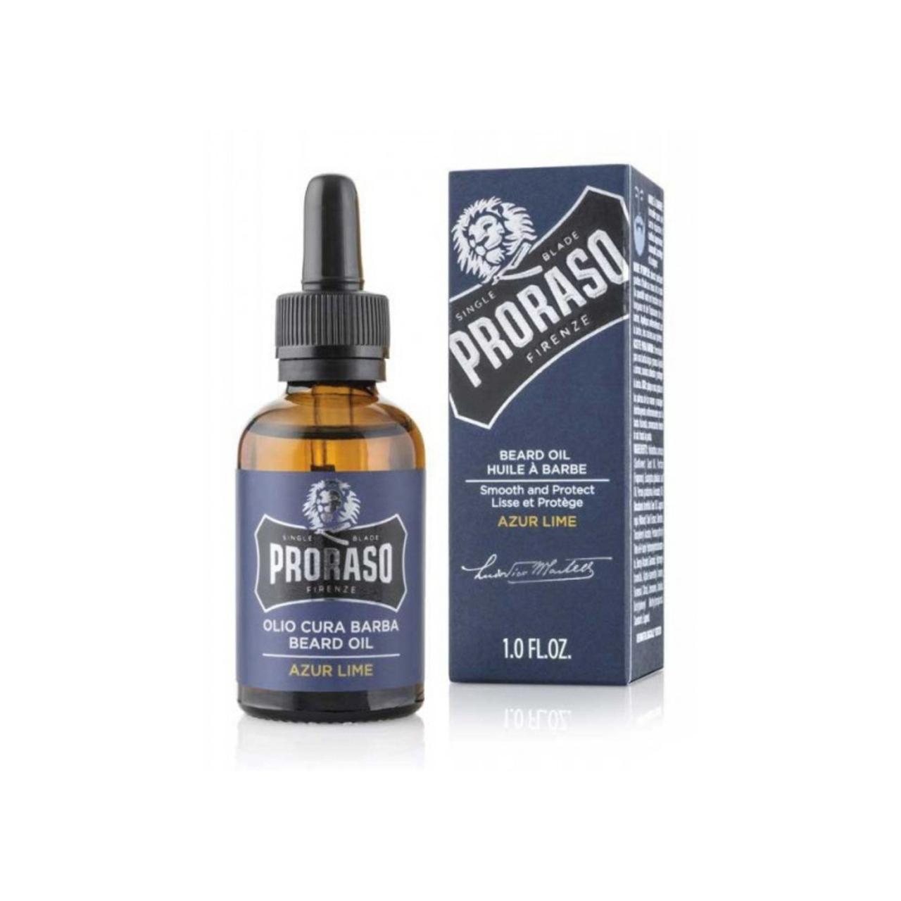 Олія для бороди Proraso Azur Lime Beard Oil 30 мл