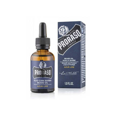 Олія для бороди Proraso Azur Lime Beard Oil 30 мл, фото 2