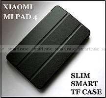 Чорний чохол книжка для Xiaomi Mi pad 4, Mipad 4 зі смарт обкладинкою Sleep/Wake, шкіра PU