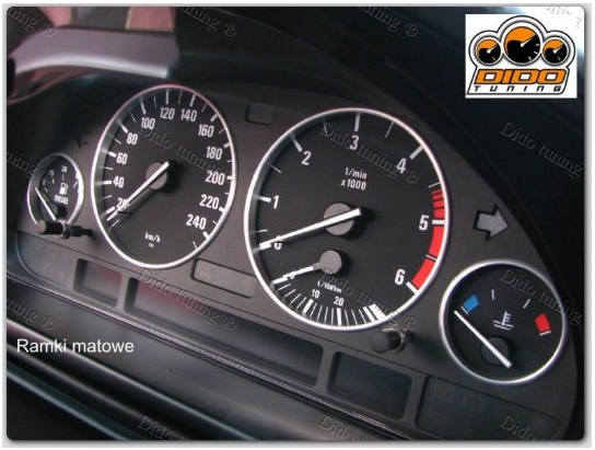 КІЛЬЦЯ НА ПРИБОРІ BMW 5 E39 / BMW 7 E38 / BMW X5 E53