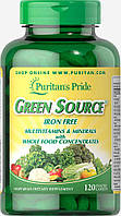 Green Source® Iron Free Multivitamin & Minerals (натуральні вітаміни та мінерали) 120 таб.