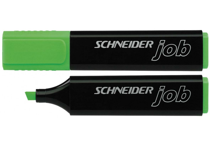 Маркер текстовий Schneider JOB зелений S1504