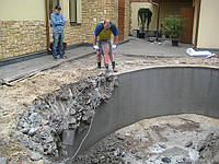 Демонтаж бетона отбойными молотками HILTI (68 Дж)