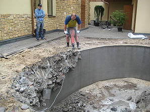 Демонтаж бетону відбійними молотками HILTI (68 Дж)