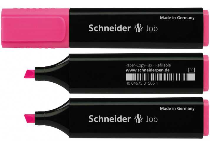 Маркер текстовий Schneider JOB рожевий S1509