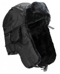 Шапка вушанка армійська зимова чорна PILOTEN-PELZMÜTZE MA1® MiL-Tec Німеччина