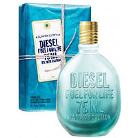 Чоловіча туалетна вода Diesel Fuel For Life use with caution 75 ml (summer edition)