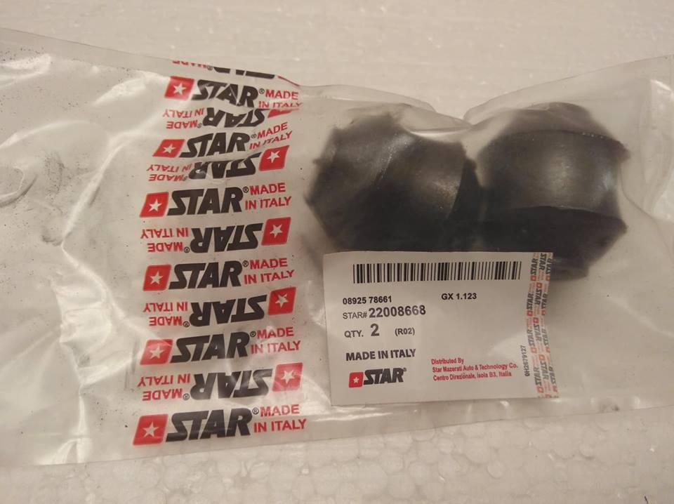 Сайлентблок заднього амортизатора STAR (Італія),комплект на Lanos/Sens