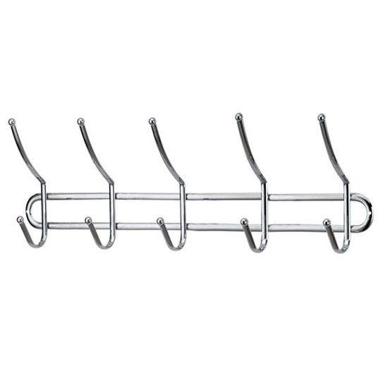 Вішалка А-плюс DR-1165 хромована 6 см на 5 гачків