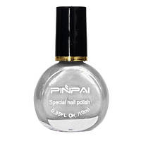 Фарба-лак для стемпінгу PINPAI, срібна