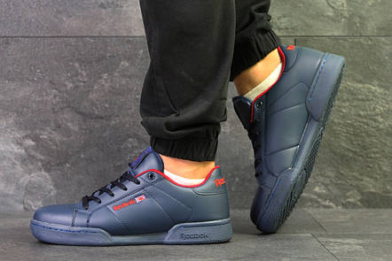 Чоловічі кросівки Reebok,сині,репліка., фото 2