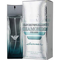 Чоловіча туалетна вода Emporio Armani Diamonds for Men Summer, 75ml (неповний флакон)