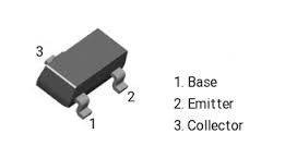 BC847B(smd) транзистор SOT23(NPN; 45V; 0.1A; 0.25W; 100MHz; h21=200-450)