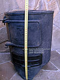 Топка до твердопаливної дров'яної колонки чавунна, чавунна топка для титану, фото 2