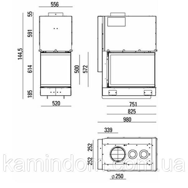 Каминная топка MCZ Forma T50 - фото 3 - id-p64700870